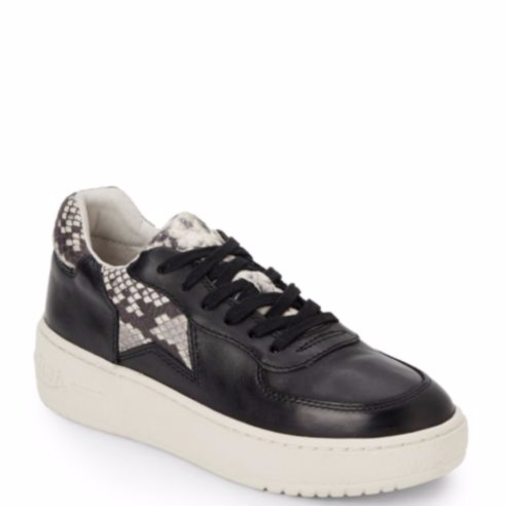 Ash black and snake leather sneakers 8/38